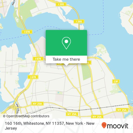 Mapa de 160 16th, Whitestone, NY 11357