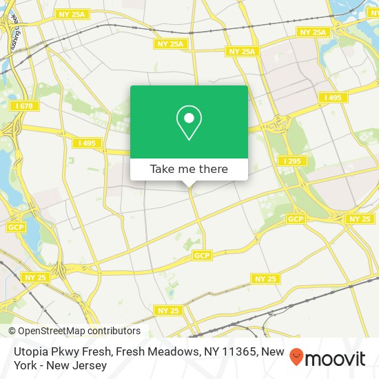 Utopia Pkwy Fresh, Fresh Meadows, NY 11365 map