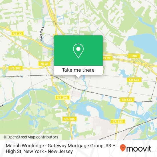 Mariah Woolridge - Gateway Mortgage Group, 33 E High St map