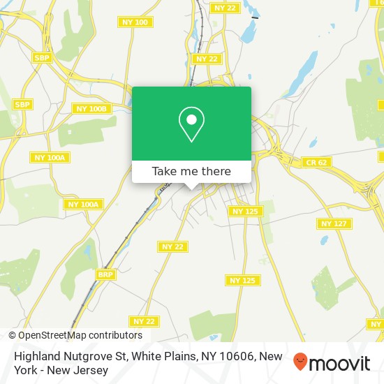 Highland Nutgrove St, White Plains, NY 10606 map