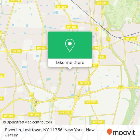Elves Ln, Levittown, NY 11756 map