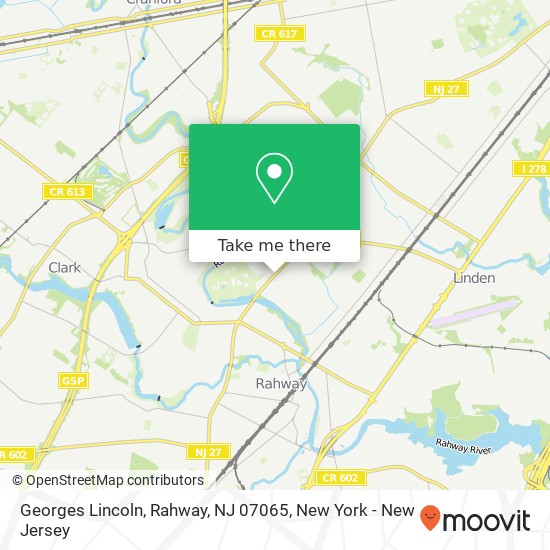 Georges Lincoln, Rahway, NJ 07065 map