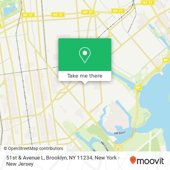51st & Avenue L, Brooklyn, NY 11234 map