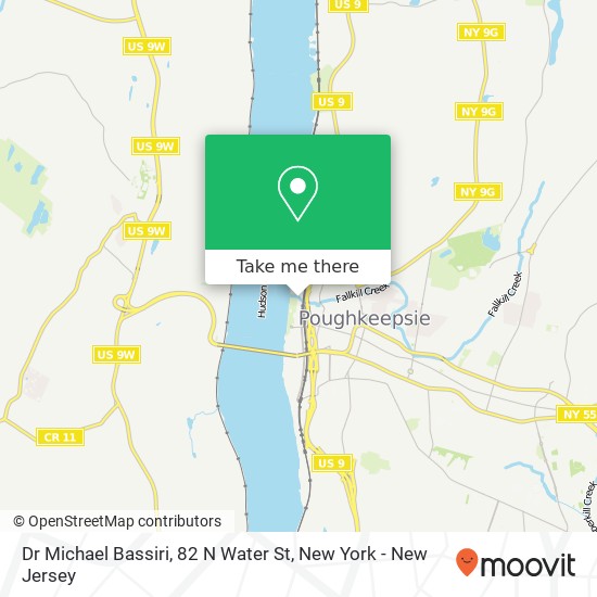 Mapa de Dr Michael Bassiri, 82 N Water St