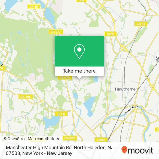 Mapa de Manchester High Mountain Rd, North Haledon, NJ 07508