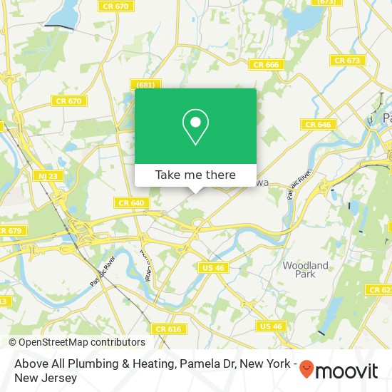 Above All Plumbing & Heating, Pamela Dr map