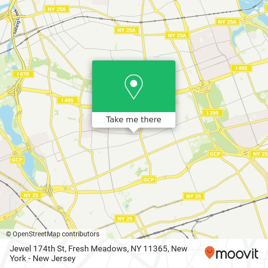 Jewel 174th St, Fresh Meadows, NY 11365 map