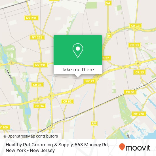 Healthy Pet Grooming & Supply, 563 Muncey Rd map