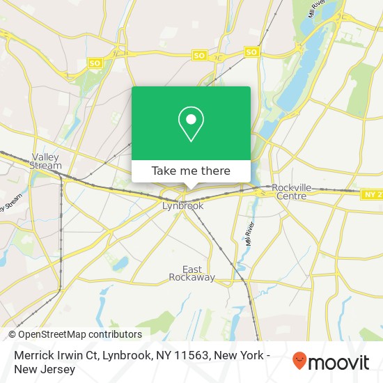 Mapa de Merrick Irwin Ct, Lynbrook, NY 11563