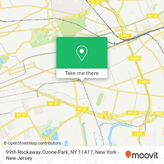 Mapa de 99th Rockaway, Ozone Park, NY 11417