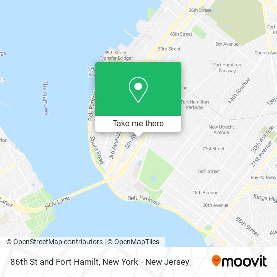Mapa de 86th St and Fort Hamilt