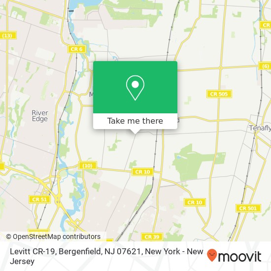 Levitt CR-19, Bergenfield, NJ 07621 map