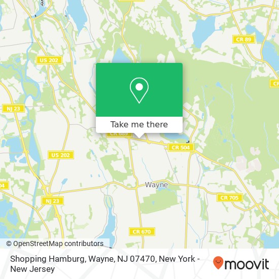 Shopping Hamburg, Wayne, NJ 07470 map