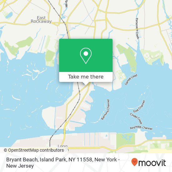 Bryant Beach, Island Park, NY 11558 map