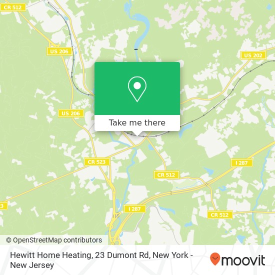 Hewitt Home Heating, 23 Dumont Rd map