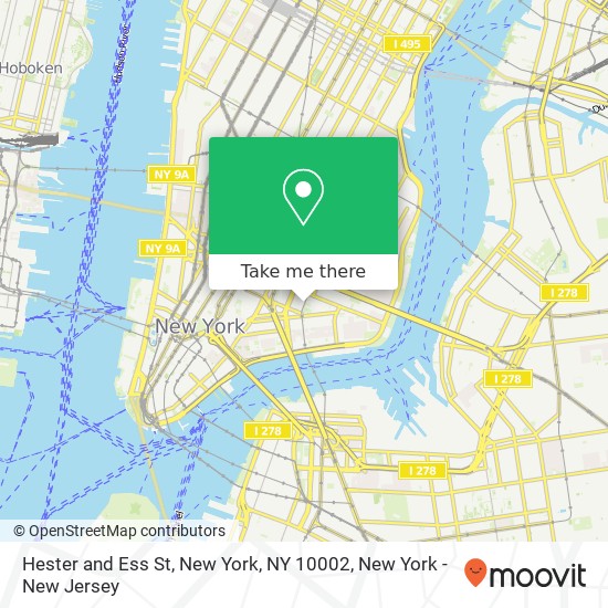 Mapa de Hester and Ess St, New York, NY 10002