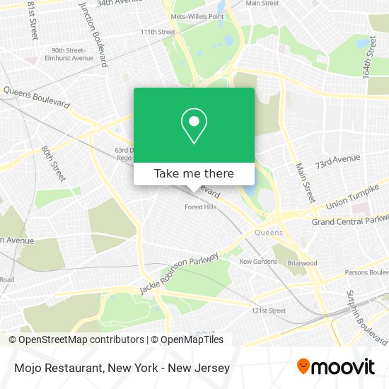 Mojo Restaurant map