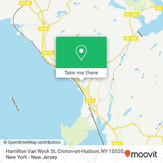 Mapa de Hamilton Van Wyck St, Croton-on-Hudson, NY 10520