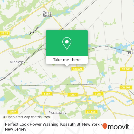 Mapa de Perfect Look Power Washing, Kossuth St