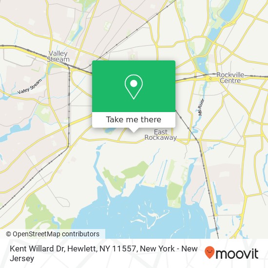 Kent Willard Dr, Hewlett, NY 11557 map