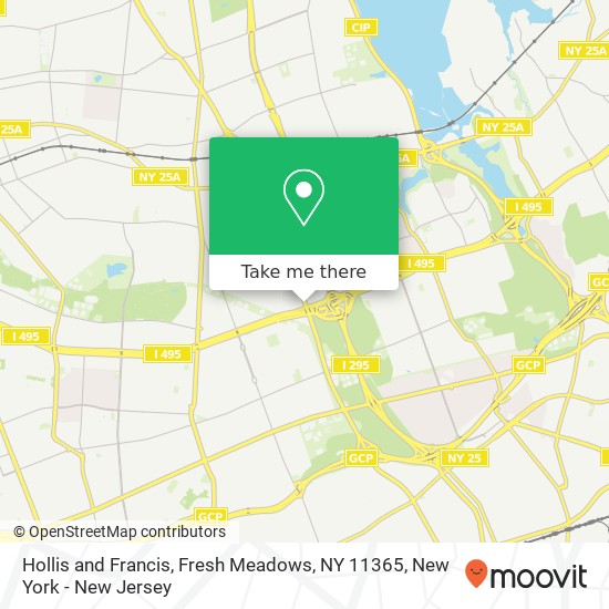 Mapa de Hollis and Francis, Fresh Meadows, NY 11365