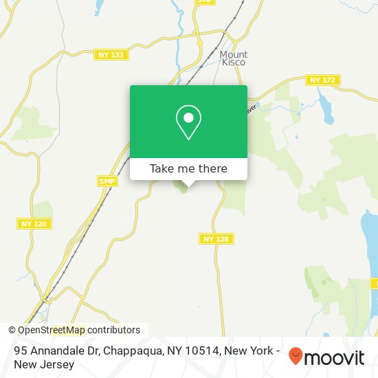 Mapa de 95 Annandale Dr, Chappaqua, NY 10514