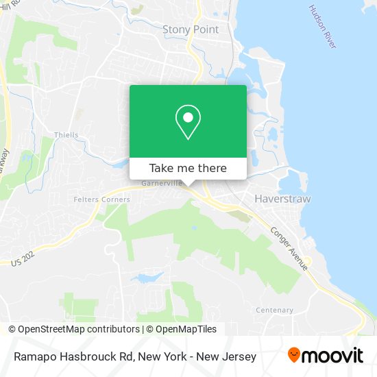 Ramapo Hasbrouck Rd map