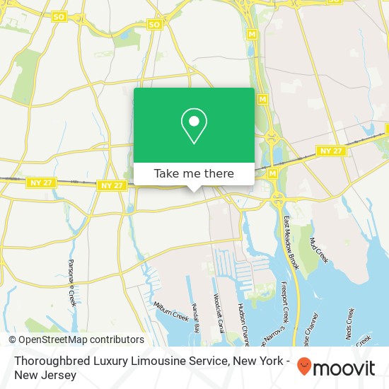 Mapa de Thoroughbred Luxury Limousine Service