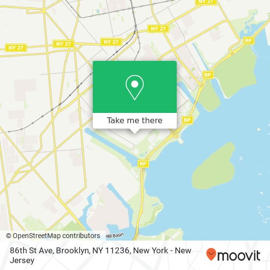 86th St Ave, Brooklyn, NY 11236 map
