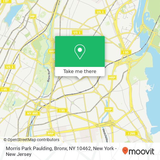 Morris Park Paulding, Bronx, NY 10462 map