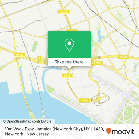 Mapa de Van Wyck Expy, Jamaica (New York City), NY 11430