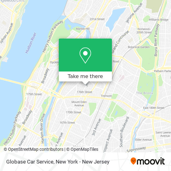 Mapa de Globase Car Service