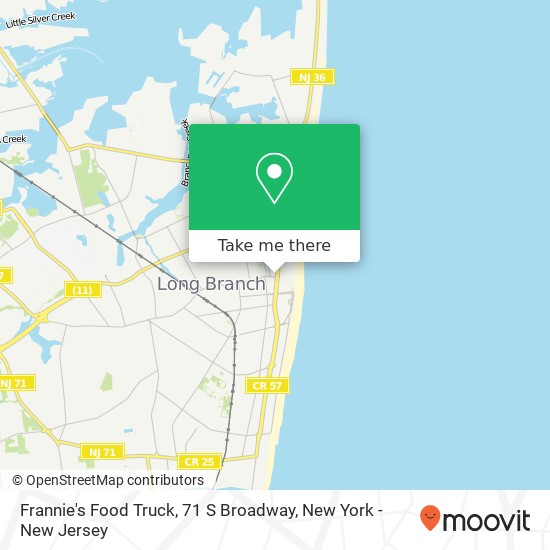 Frannie's Food Truck, 71 S Broadway map