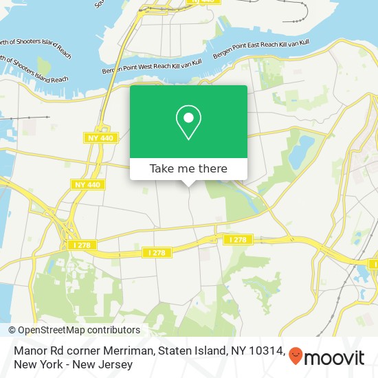 Manor Rd corner Merriman, Staten Island, NY 10314 map