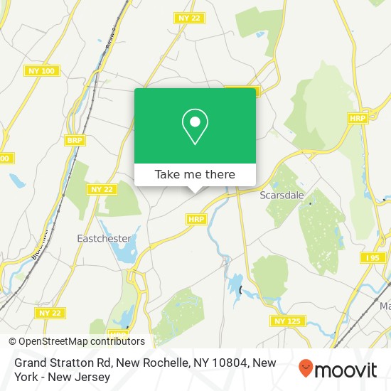 Mapa de Grand Stratton Rd, New Rochelle, NY 10804