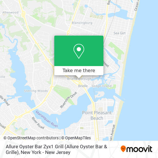 Allure Oyster Bar Zyx1 Grill (Allure Oyster Bar & Grille) map