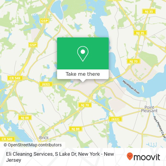 Mapa de Eli Cleaning Services, S Lake Dr