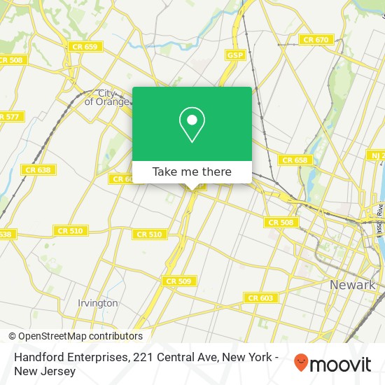 Handford Enterprises, 221 Central Ave map