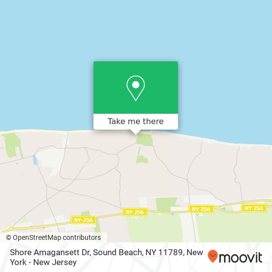 Mapa de Shore Amagansett Dr, Sound Beach, NY 11789