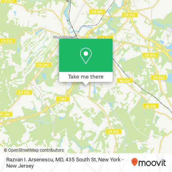 Razvan I. Arsenescu, MD, 435 South St map