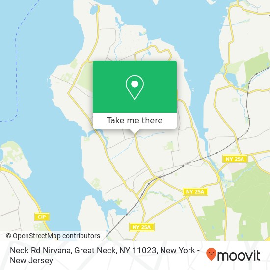 Mapa de Neck Rd Nirvana, Great Neck, NY 11023