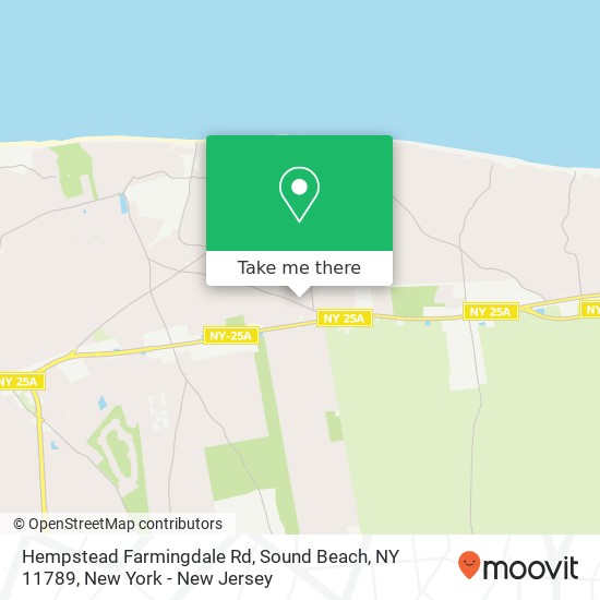 Hempstead Farmingdale Rd, Sound Beach, NY 11789 map