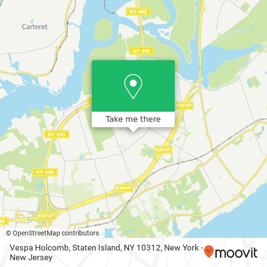Mapa de Vespa Holcomb, Staten Island, NY 10312