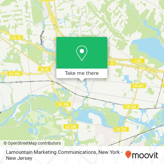 Lamountain Marketing Communications map