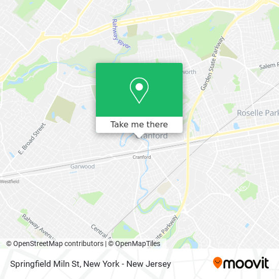 Springfield Miln St map