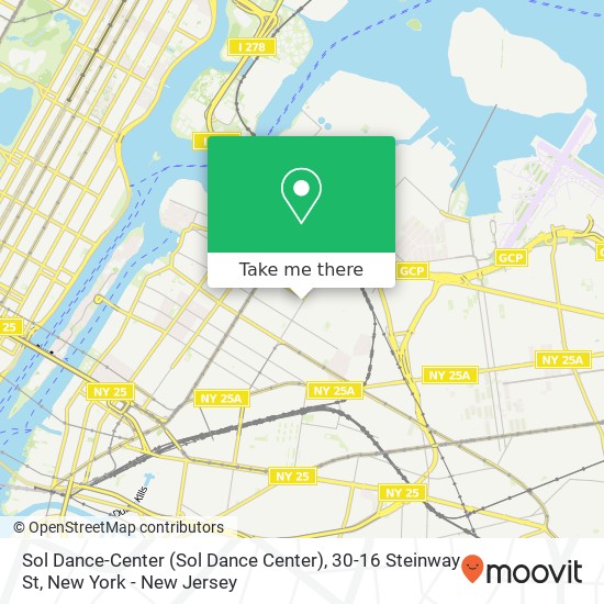 Mapa de Sol Dance-Center (Sol Dance Center), 30-16 Steinway St