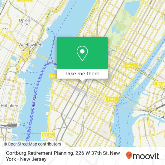 Cortburg Retirement Planning, 226 W 37th St map