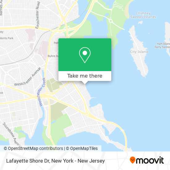 Lafayette Shore Dr map