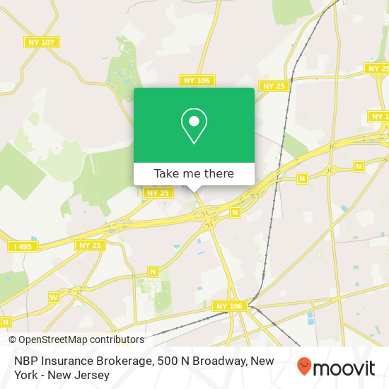 Mapa de NBP Insurance Brokerage, 500 N Broadway