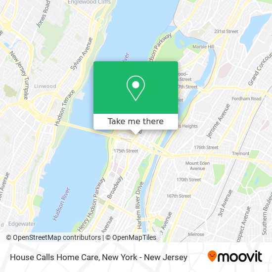 House Calls Home Care map